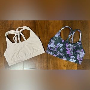 Lululemon Energy Sports Bras (lot of 2)